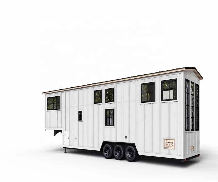 Modern Luxury Tiny Home Mobile Prefabricated Wooden House Portable Tiny Container House in Steel for Bedroom and Office Use