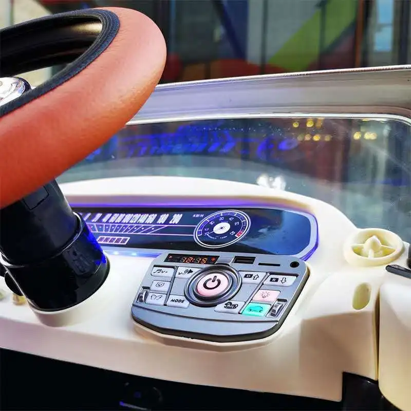 
Four-Wheel Electric Car Classic Car Remote Control Can Seat People Children Ride On Car For 2-8 Years 131*65*58cm 