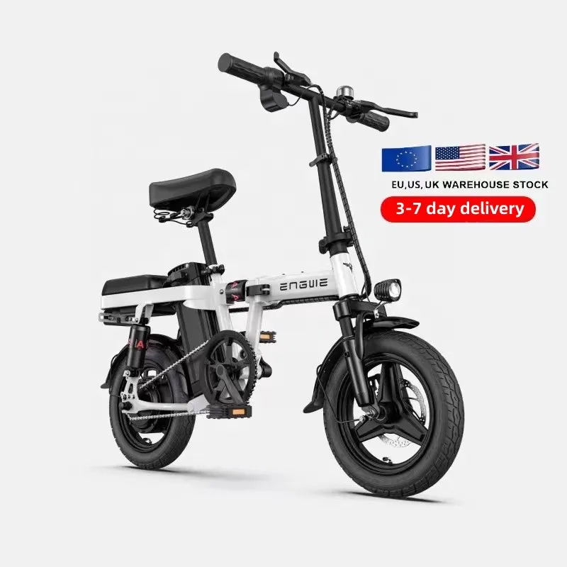 Распродажа, дешевый 14-дюймовый складной Электрический мини-велосипед 48 в 10 Ач, Электрический городской велосипед, складной электрический велосипед