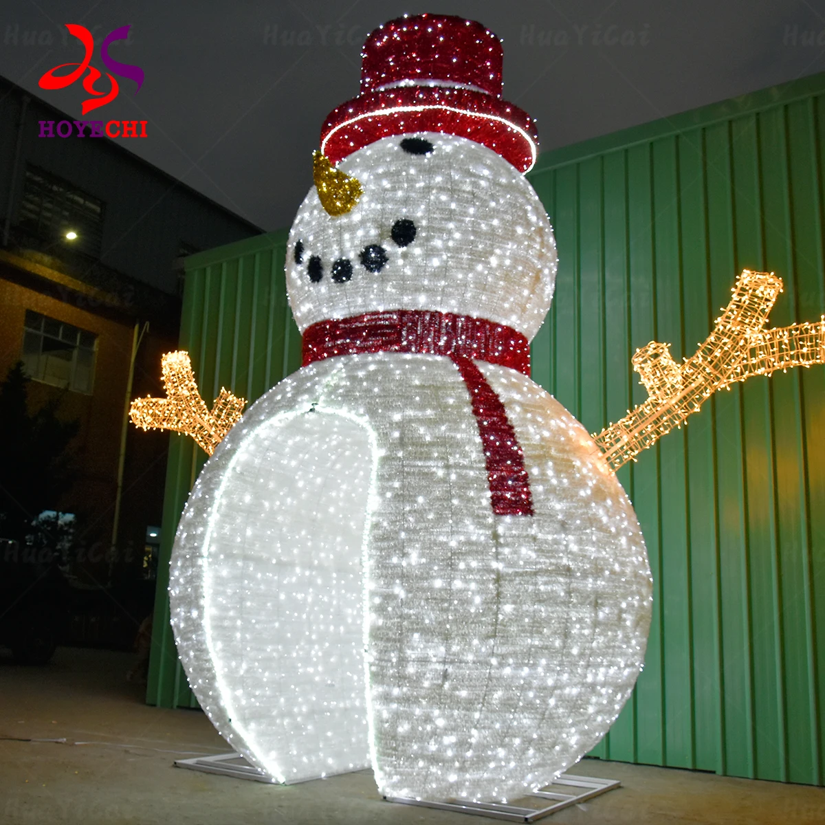 Decor Gigant Light up 3D LED Motif Outdoor Christmas Snowman
