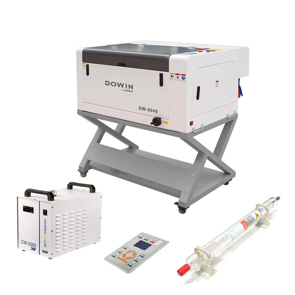Mini Desktop Laser Co2 Engraving Cutting Machine 40W 50W 60W for Acrylic Leather Wood Glass Crystal