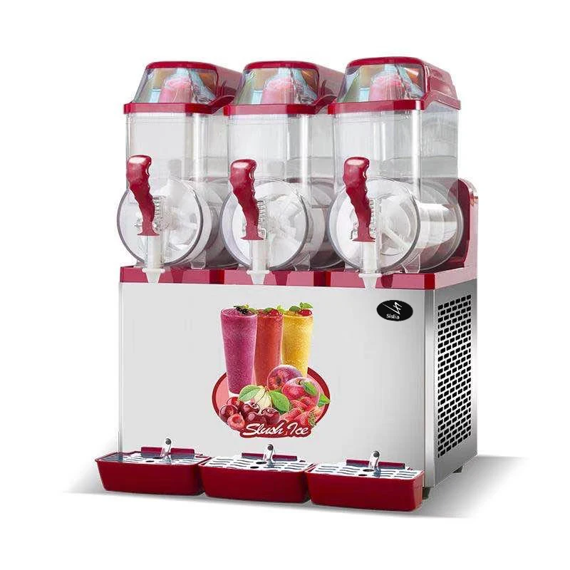110V220V frozen drink machine 3 tanks 12Lx3 slush granita/slush machine/slushy machine