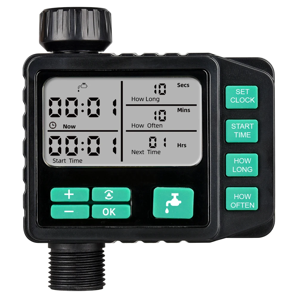 NBBX Hot Sell Electronic Dig LCD Display Automatic Garden Watering System Smart Irrigation Digital Garden Water Timers