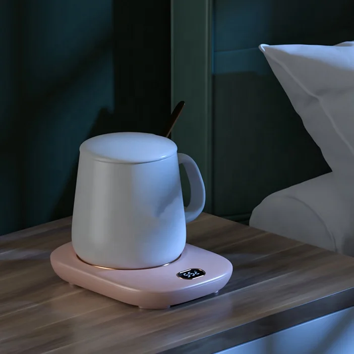 Умный сенсорный цифровой дисплей 55 градусов для подогрева чашек электрическая грелка кружка usb-разъем офиса портативная кофе