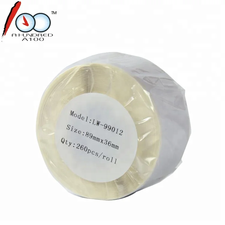 Compatible Dymo Label LW 99010 black on white 28mm * 89mm thermal adhesive address labels