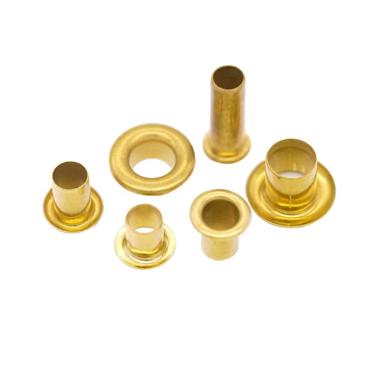 
2.3mm brass metal eyelet brass hollow tubular rivets for hair dryer 