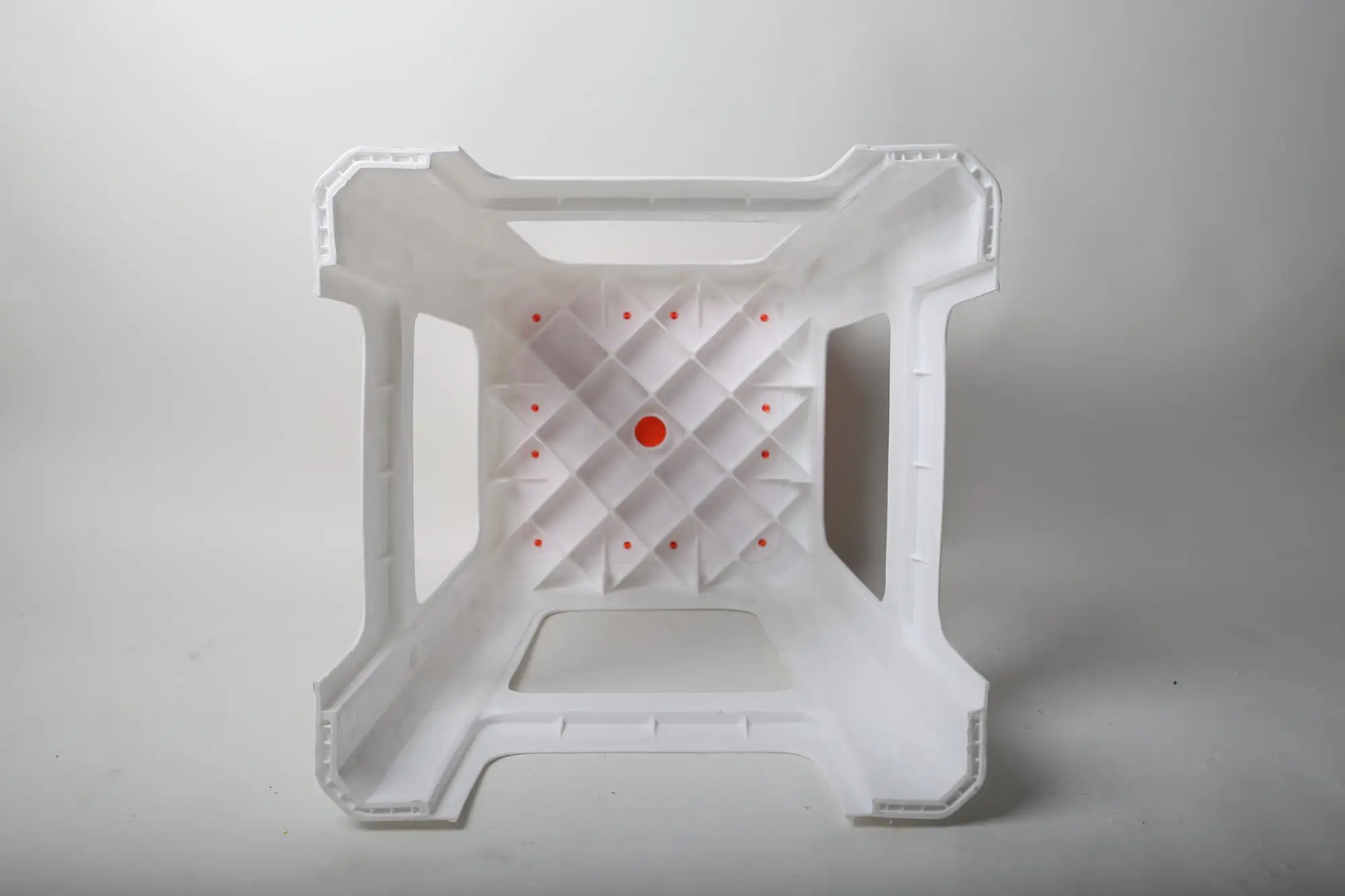 Hot Tall Outdoor Factory Hollow Design PP Plastic Stool Adult Strong Square Stool