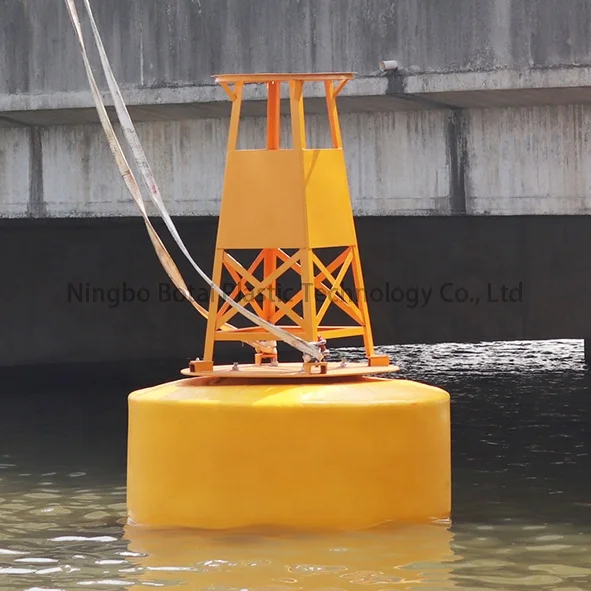 High Visibility Marine Customized IALA PLASTIC floating warning lantern marker light navigation buoy
