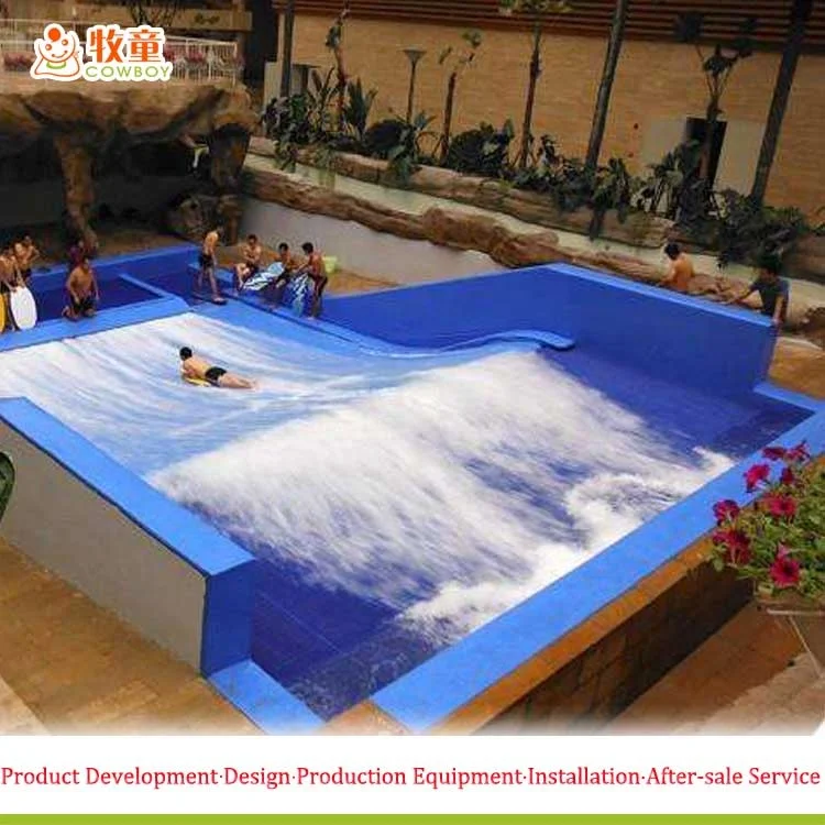 Skateboard Surfing FlowRider with wave machine for water play theme park aqua park