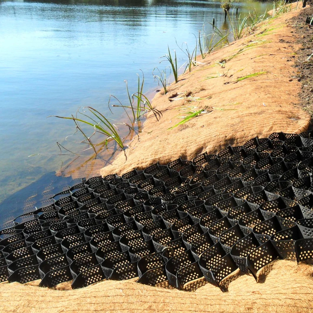 Plastic driveway gravel grid geo grid for reinforce honeycomb soil stabilizer
