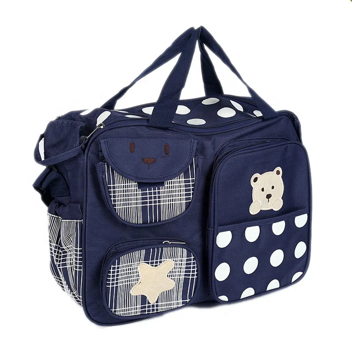 Portable Mummy Bag Fashion Oxford Diaper Bags For Outdoor Mummy Baby Bag