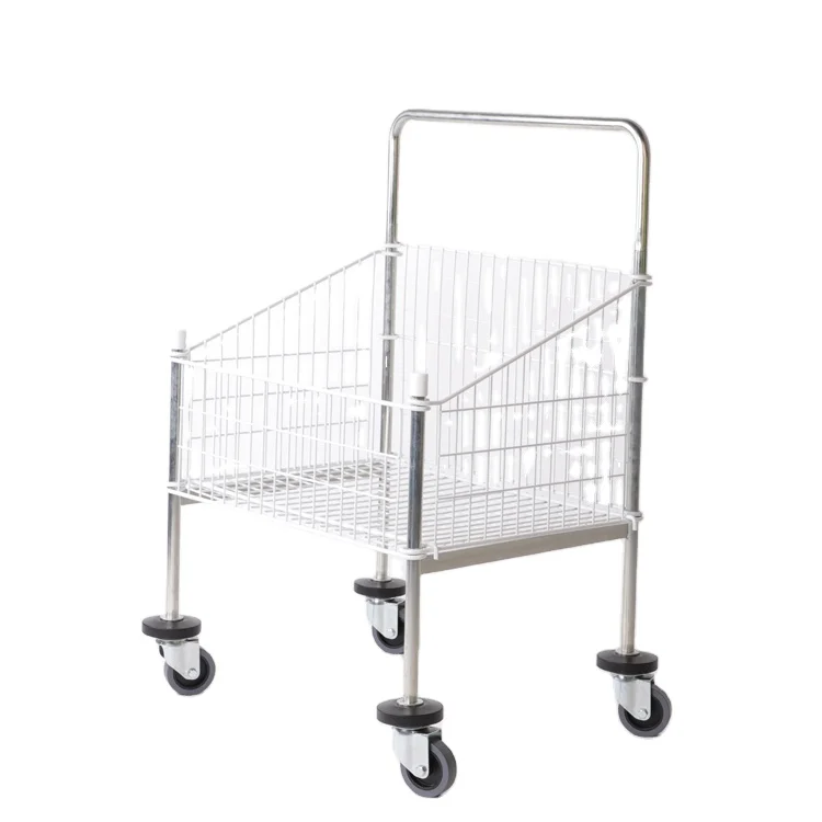
European style metal supermarket shopping trolley cart 