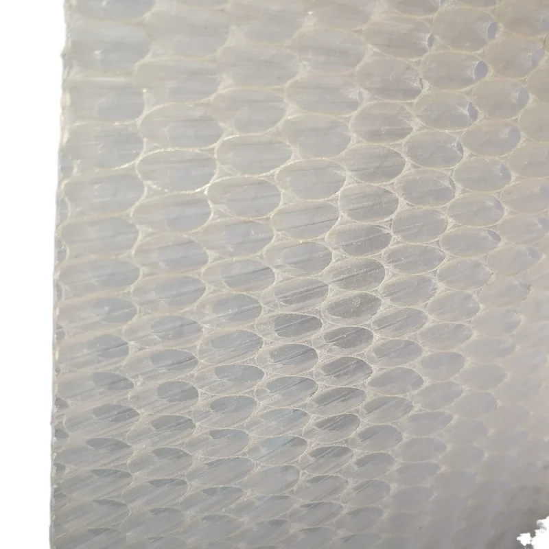 polycarbonate  honeycomb core  cooling pad for cold air laminating in conditioner, refrigerator showcase etc