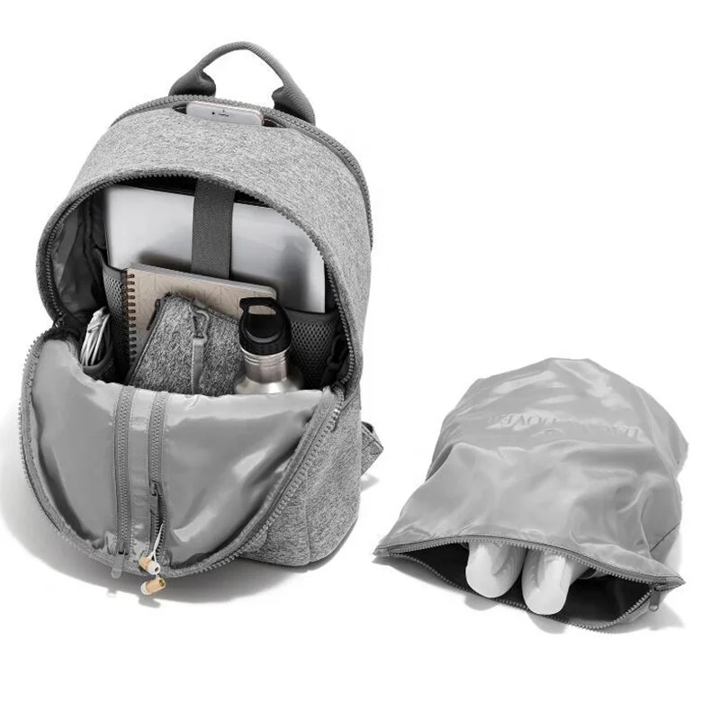 BSCI FACTORY  High Quality Fashion Neoprene laptop Backpack Fashion School Bag Large Capacity travel bag