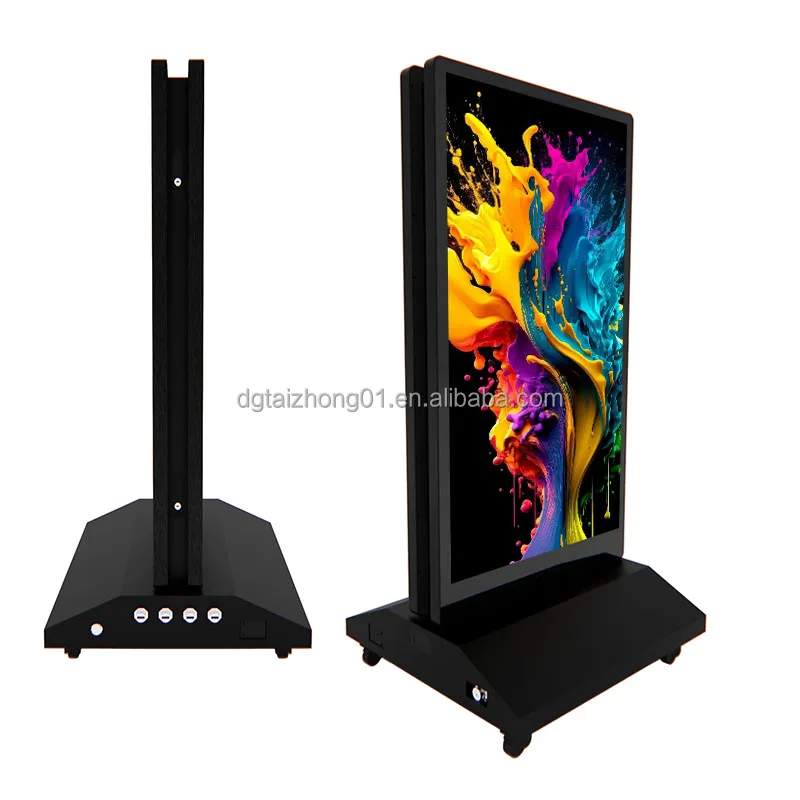 43/55inch 4k Lcd Digital Signage 1500Nits High Brightness Outdoor Waterproof Display For Retail Ad Bus Station Park Hotel Plaza