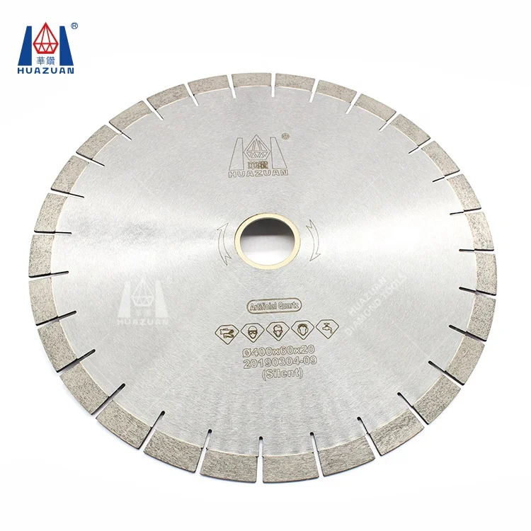 Huazuan Silent Type Diamond Saw Blade for Quartz Artificial Stone