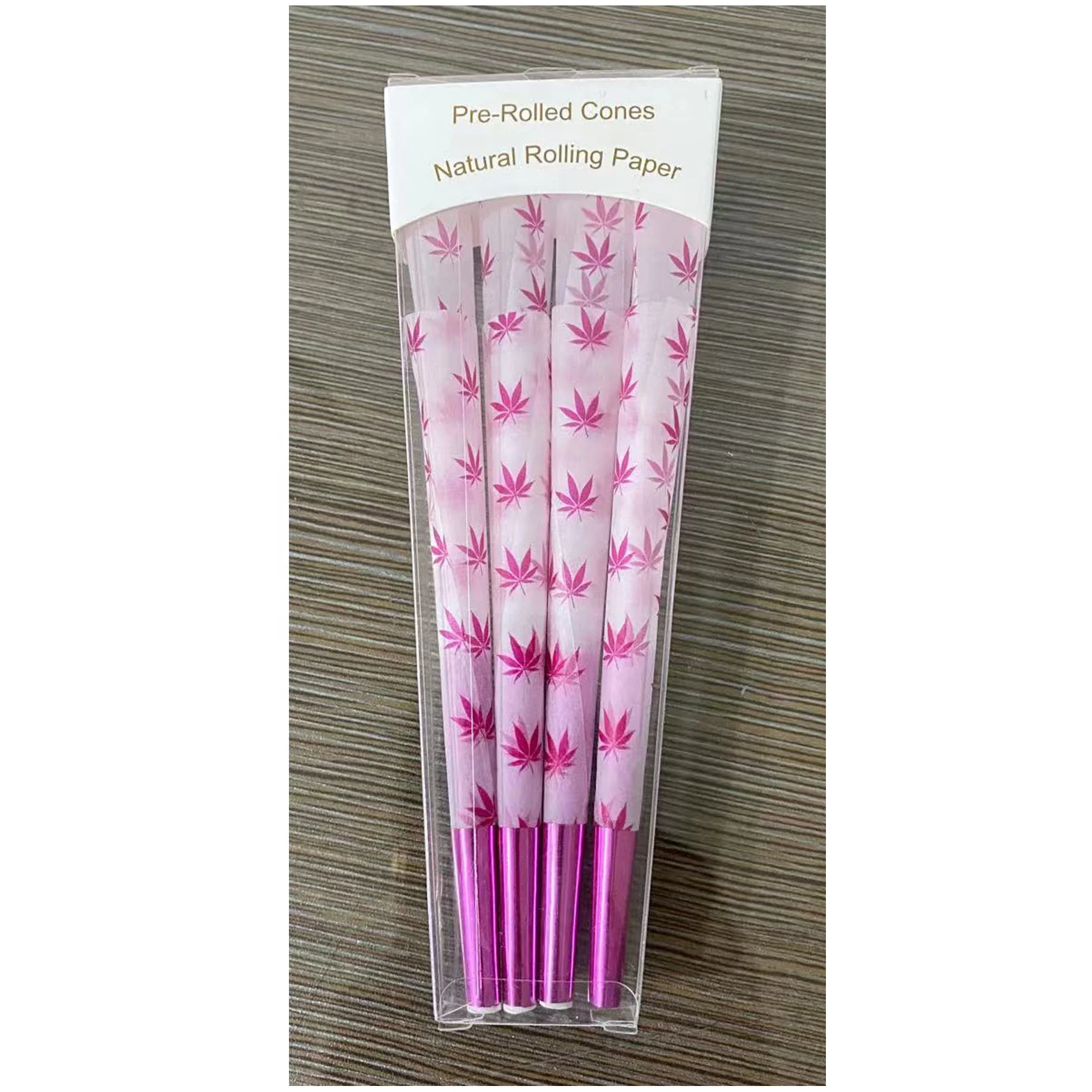 
100 dollar pre rolled cone with 8pcs pack design of king size 109x26mm 