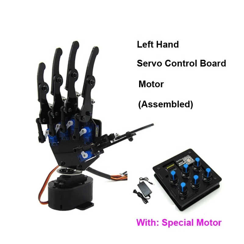 DIY 6 градусов свободы механическая рука Роботизированная бионическая рука-левая рука