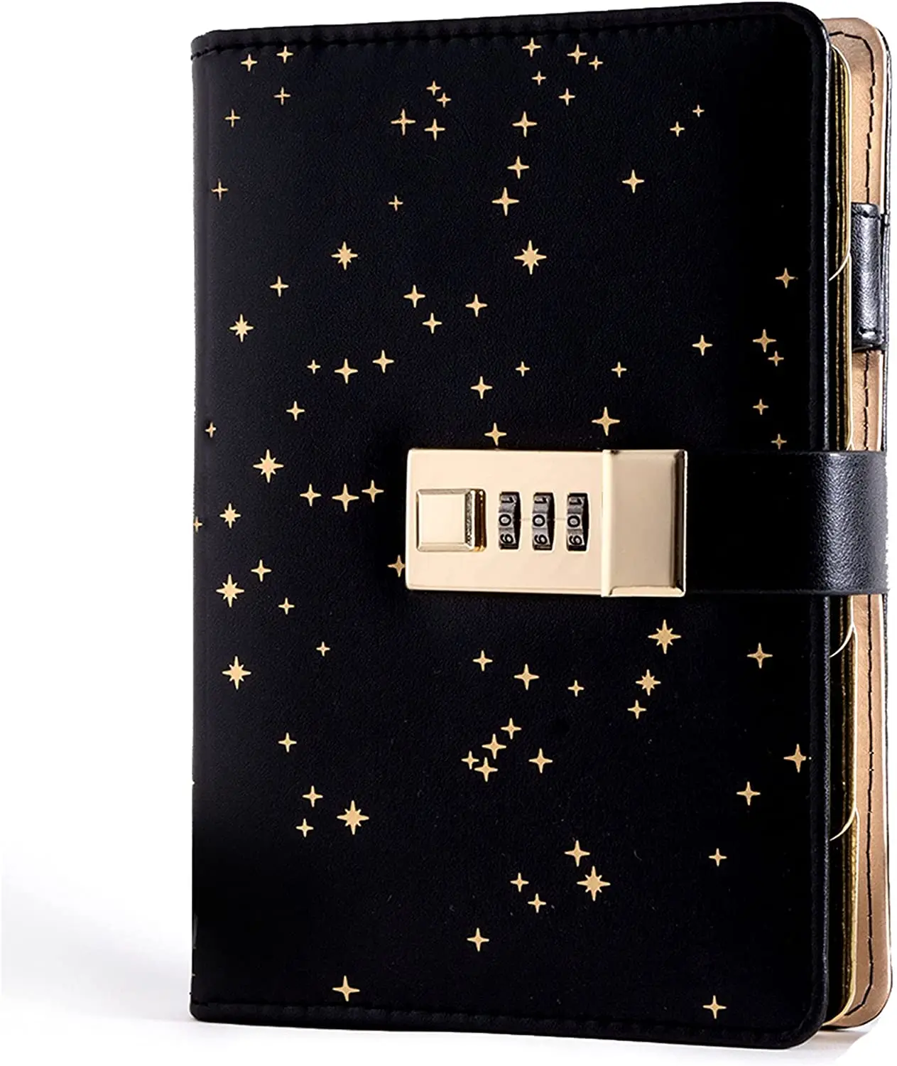 Кожаный Блокнот Starry Lock на 6 колец, дневник, записная книжка, персональные подарки для детей, девочек, мальчиков, женщин, Жесткий Чехол, размер A6