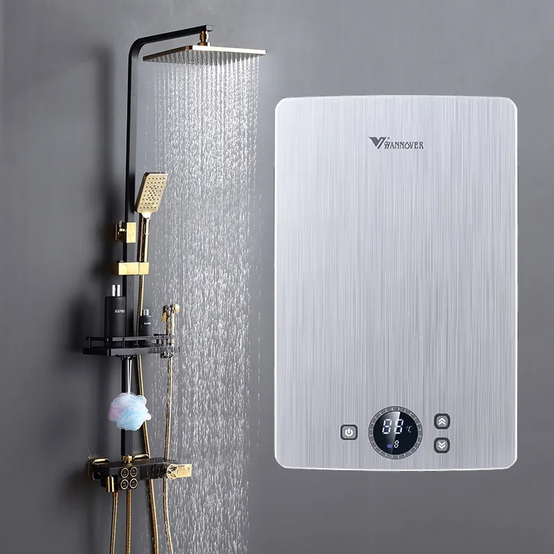 House 110 Volt 110V 220V 8KW Smart Instant TankLess Geyser Electric Hot Water Heaters Electr For Home Shower Bathroom