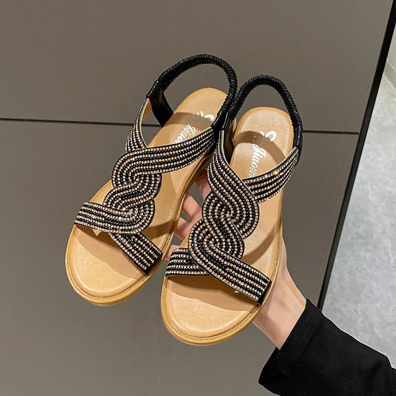 Professional manufacturer new design ladies summer fashion sandals