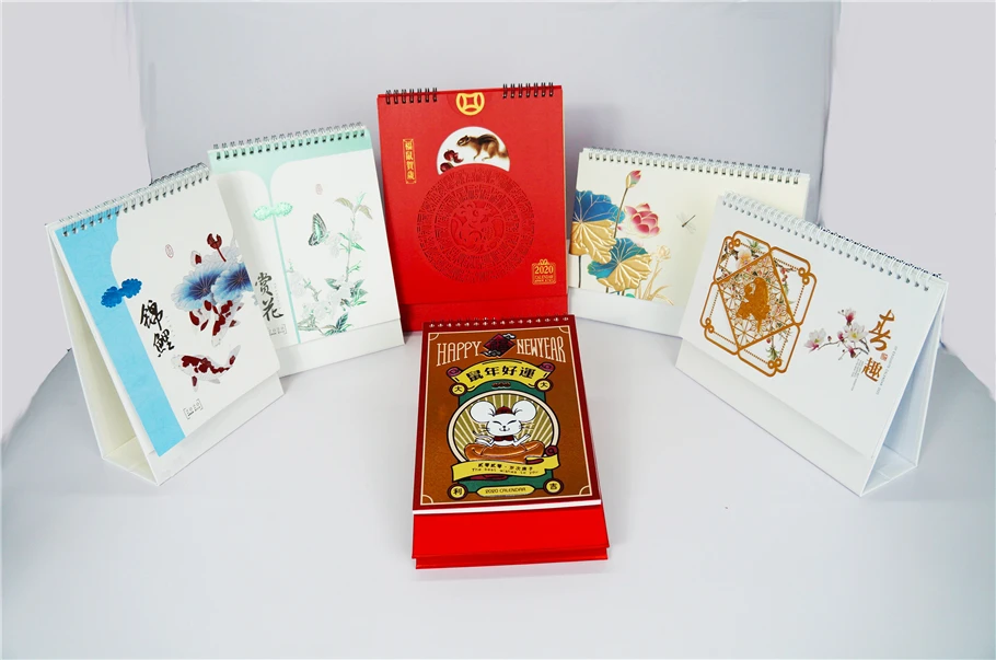 Custom 2023 Wholesale Printing Table Calendar Perpetual Daily Desk Calendar