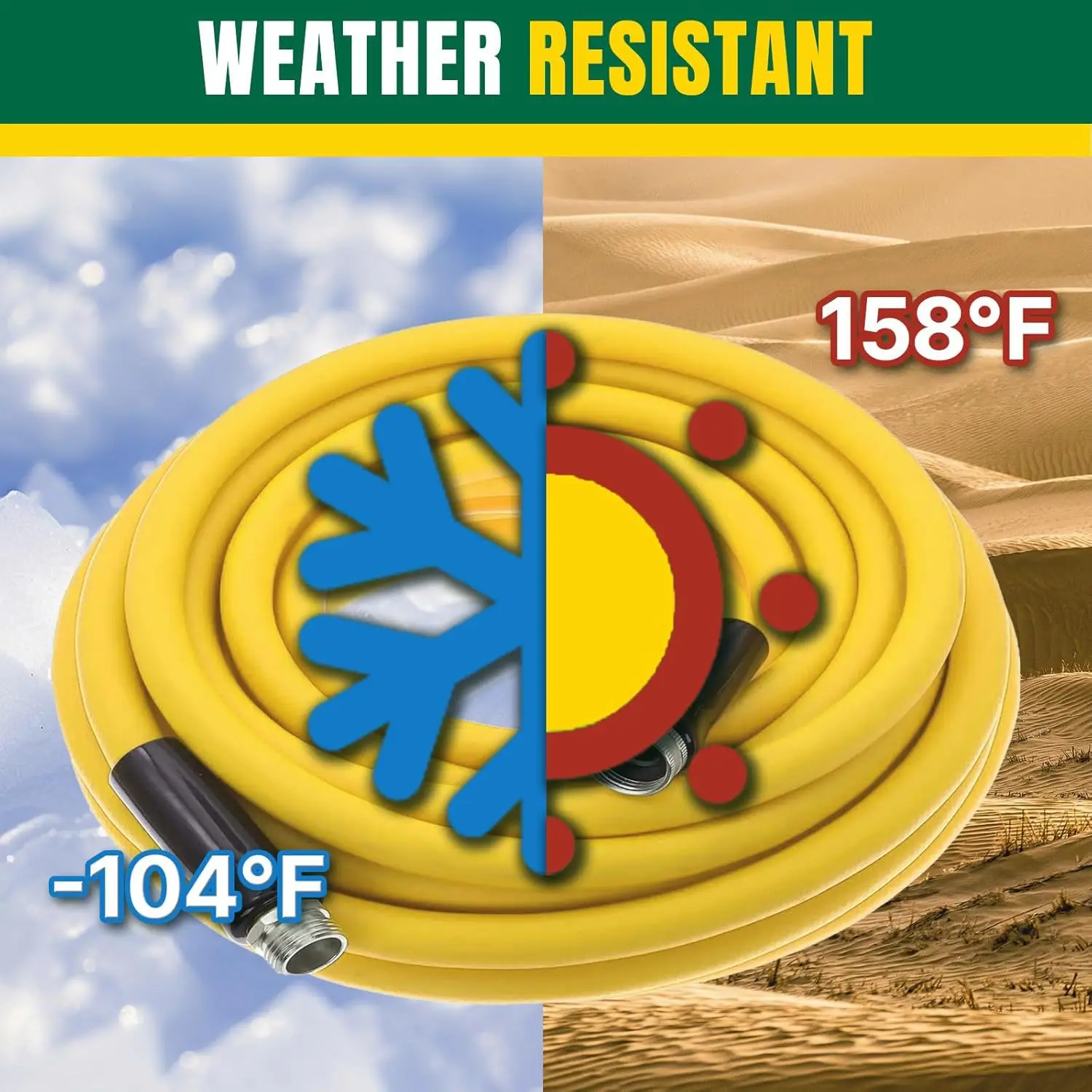 Home American standard high pressure anti-freeze explosion-proof rubber plastic garden watering flower car wash hose hose