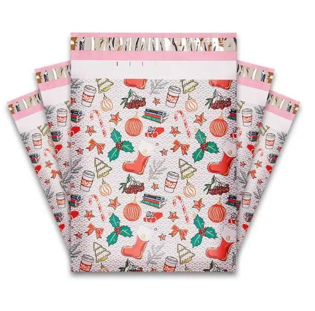 Christmas courier recycled mailing bags poly mailing bag shipping envelope poly mailer mailing bag