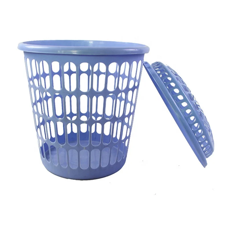 50 Lightweight Laundry Baskets Plastic Large Round Baskets with Removable Lid  Laundry Hampers