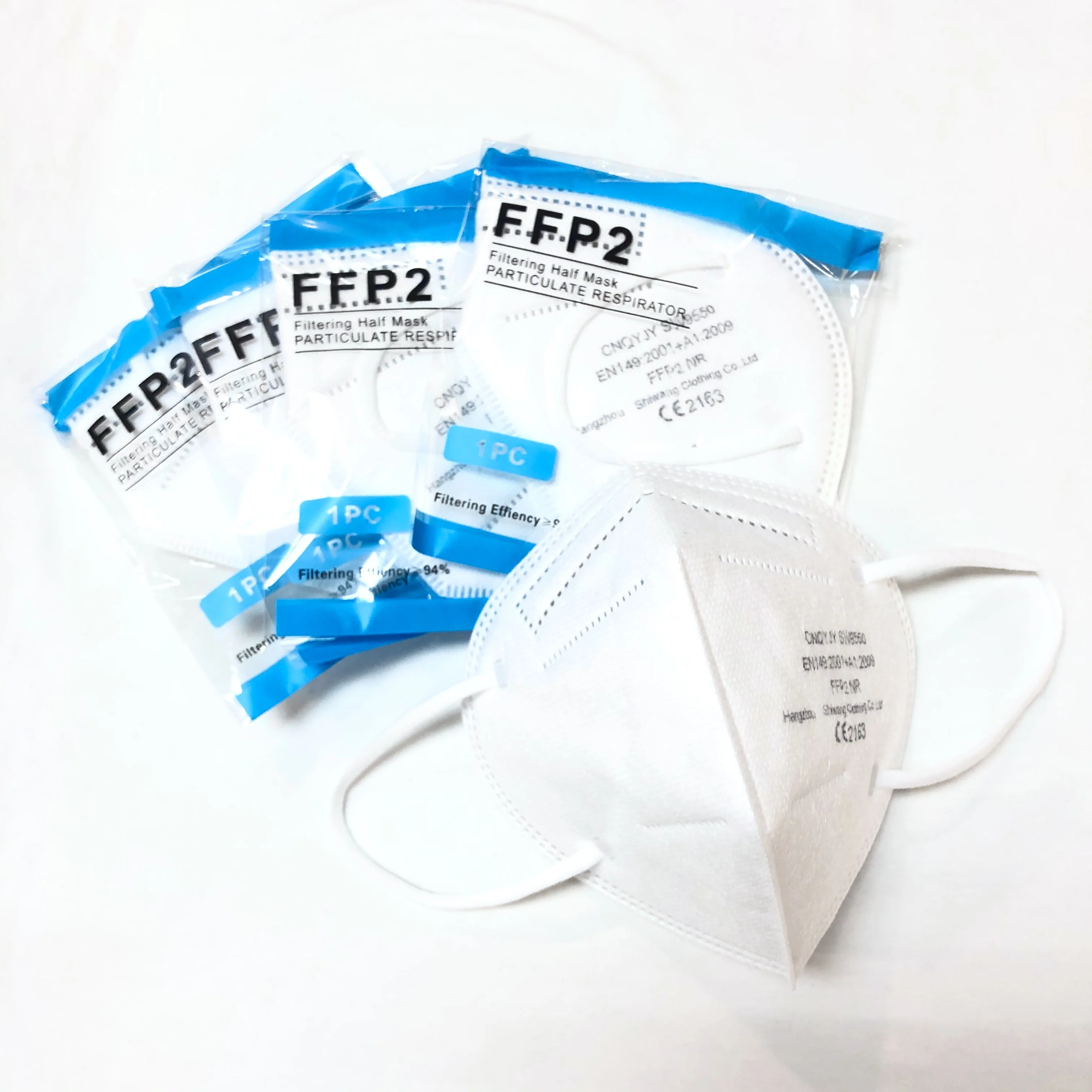 
2020HOT sale disposable FFP2 face masks CE certified in individually packing 