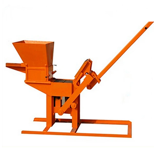 Manual Interlocking Brick Making Machine Qts2-40 Interlocking Brick Machine In Nepal