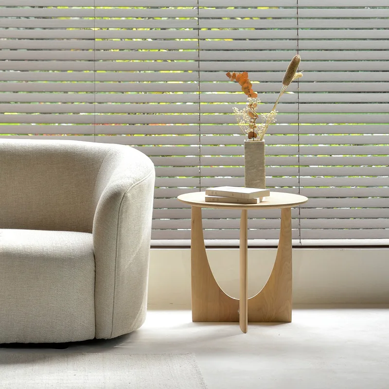 Popular modern casual Scandinavian small pallet living room furniture coffee corner wooden modern table