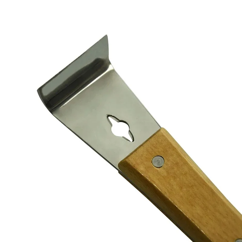 Beekeeping Tools Wholesale Suppliers Wooden Handle Bee Hive Frame Lifter And Scraper