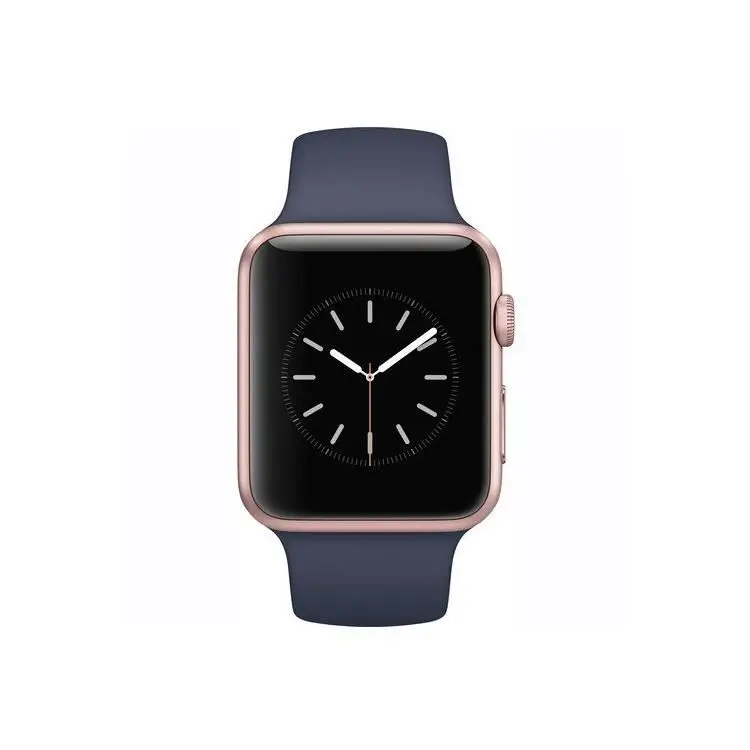 
Smartwatch 42mm, Gold Aluminum Case Cocoa Sport Band (Newest Model) 