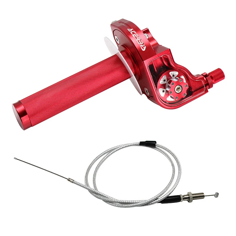 LAZADA 22mm Universal CNC Aluminum Accelerator Throttle Twist Grips Handlebars For Motorcycle Moped Scooter Bike M10*1.5
