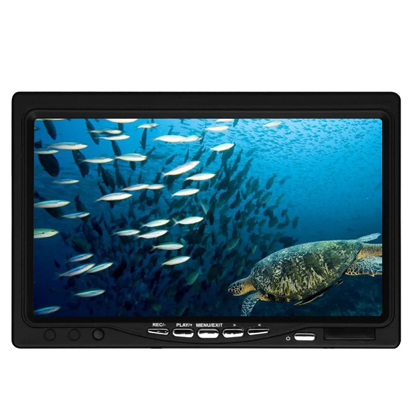 7 Inch LCD Underwater Fishing Camera System 30M Cable Fish Finder Video Camera With DVR Function
