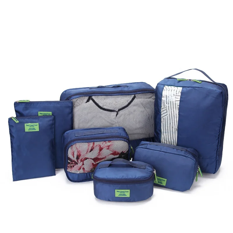Lightweight travelling organizer suitcase storage bags portable foldable polyester travel luggage bag