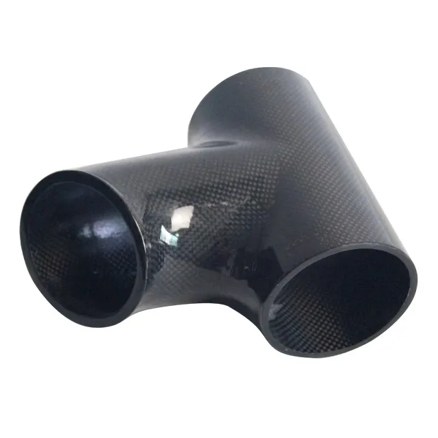 Custom Compressing Moulding Carbon Fiber Exhaust Pipe Exhaust Tip Air Intake Pipe