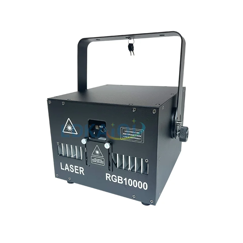 10watt RGB full color dj animation laser lights DMX512 ILDA