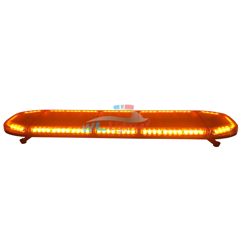1200mm Amber Recovery 88 LED Light Bar Ultra Thin Tow Truck Wrecker Warn Strobe Light