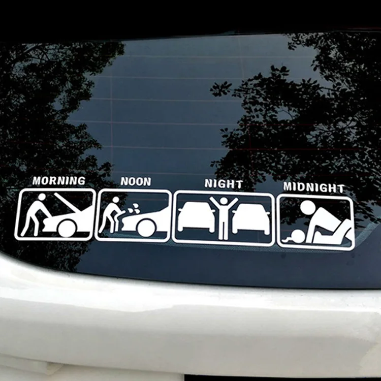 High quality custom design sticker bumper stickers customized design car stickers low MOQ