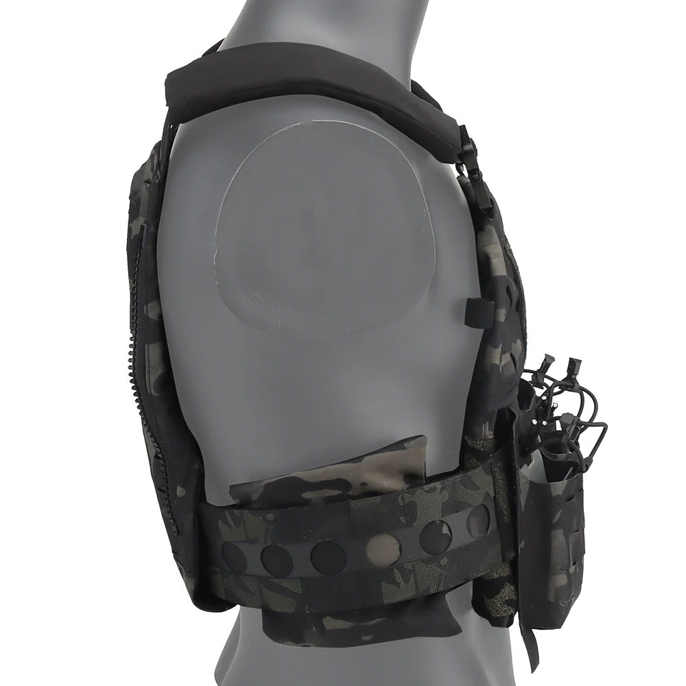 Tactical Equipment Cordura Muliticam V5 PC Tactical Vest With Triple Mag Pouch Quick Release Airs Plate Carrier Outdoor Sports