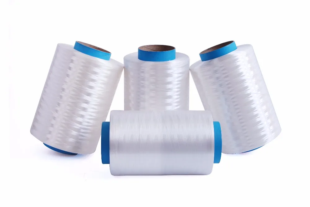 Высокопрочная черная нить из волокна с низким удлинением 200d 400D UHMWPE