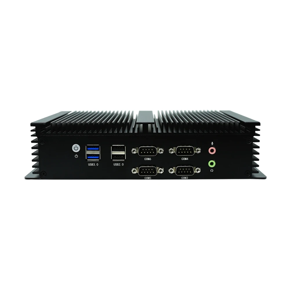 Eglobal Industrial Fanless Mini PC Win10 i7 i5  4278U/4578U 2*Lans 6*COM USB Micro Computer Linux 4G WiFi HD-MI