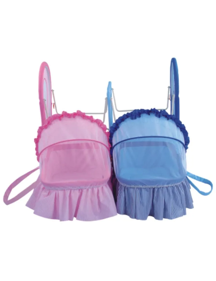 2019 new design small size twins baby swing cot bed baby net bed