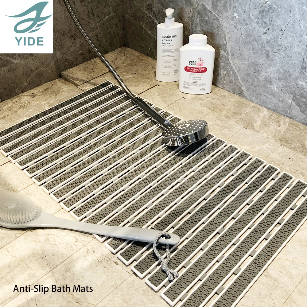 YIDE Factory direct sales bathtub mat non slip shower non slip bathtub mats with suction cups rubber non slip bathtub mat