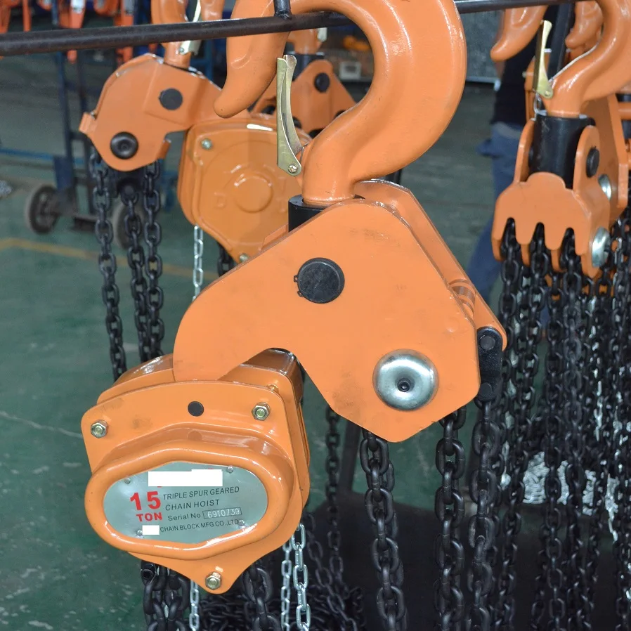 Hot selling Lifting Chain Block for Lifting 10T 5M, mini chain block pulley 20 ton 30 ton 50 ton