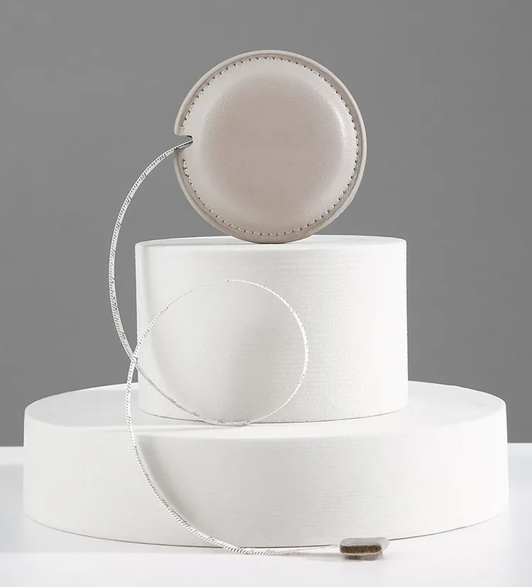 Factory Supply Leather 1.5M Round Portable Mini Tape Measure With Logo Custom