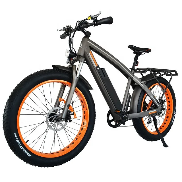 1000W Powerful Electric Mountain Bike Bicycle Flying Tiger 11.6AH Fat Tire E-bike with Chopper