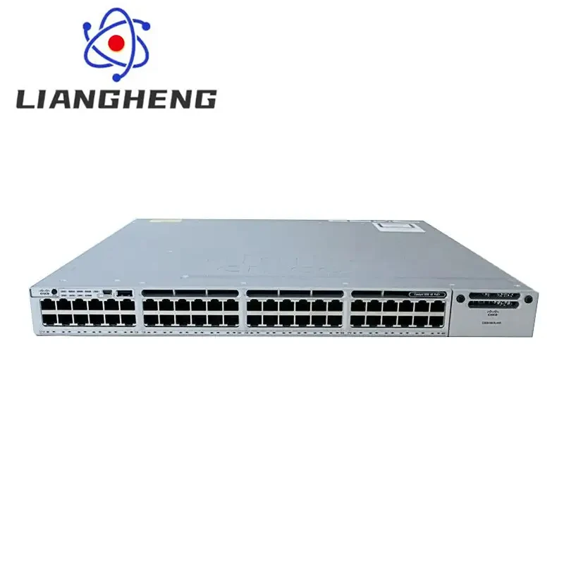 Original New 3850 Series 48 Port Gigabit PoE Switch WS-C3850-48P-S